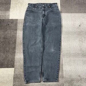 Vintage Levis 560 Loose Fit Tapered Leg Jeans Mens W33 L32 Black Denim‎